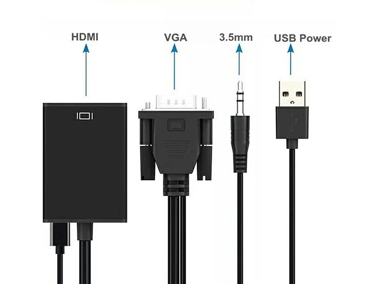 Адаптер VGA на HDMI, переходник, ВГА