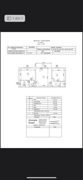 Apartament 2 camere