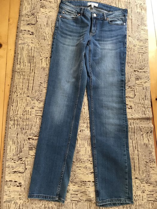 НОВИ сини дамски дънки на " Манго "–размер 38
