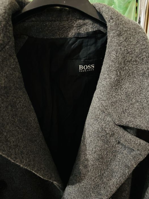 Palton din 100% lana gros Hugo Boss