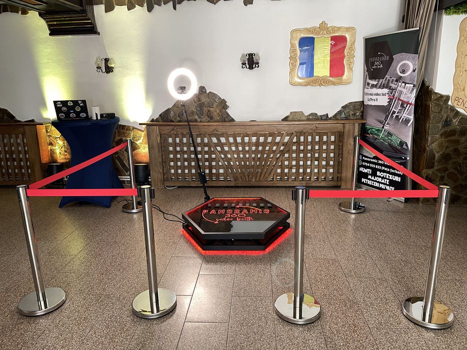 Vand platforma videobooth 360