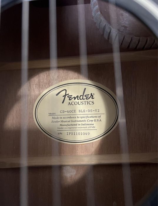 Chitara FENDER Acoustics semi acustica