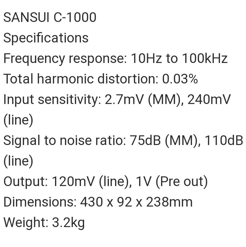 Усилитель Sansui c-1000/b-3000