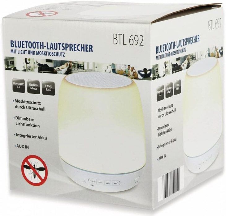Bluetooth колонка Terris btl 692 LED светлина Защита от комари