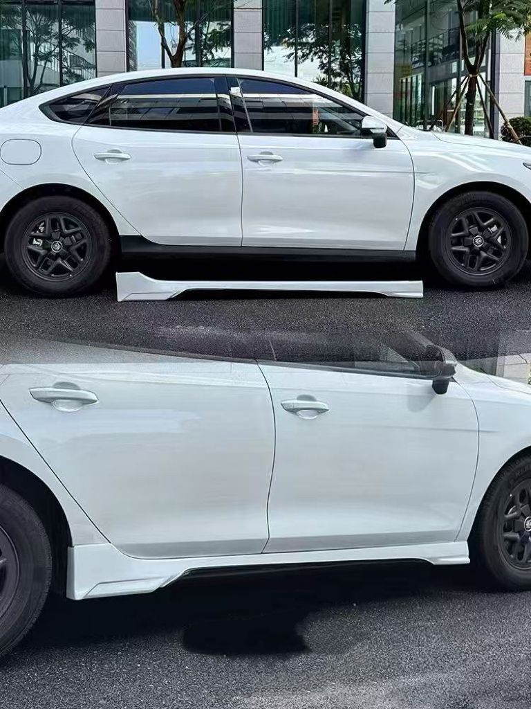 Передний сплиттер для бампера (юбка) BYD Qin Plus 2025г.