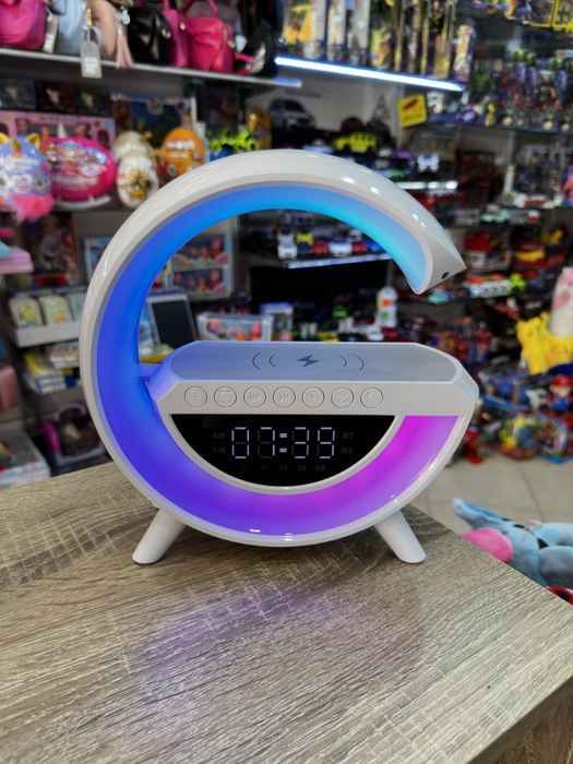 G-Smart LED 3в1 Лампа с безжична тонколона и безжично зарядно