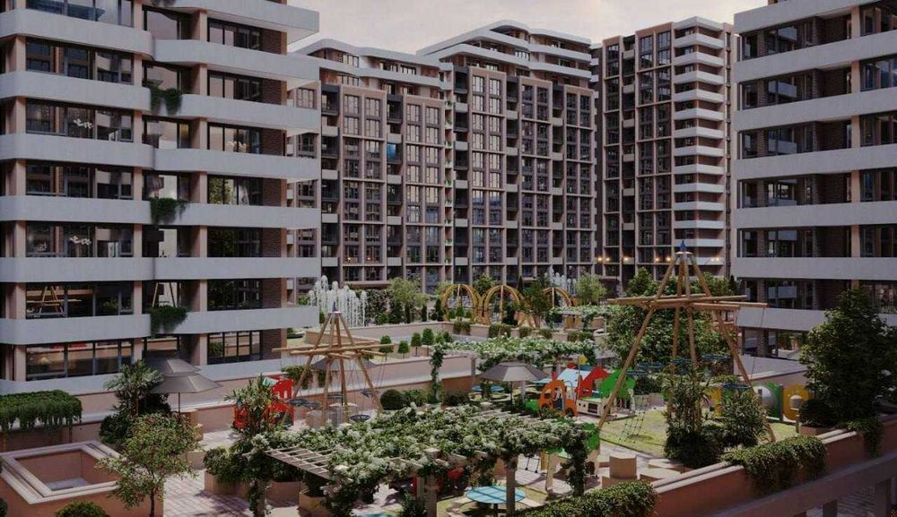 2-х комнатная в ЖК «Bobur Residence» состояние короб. ID: 3351