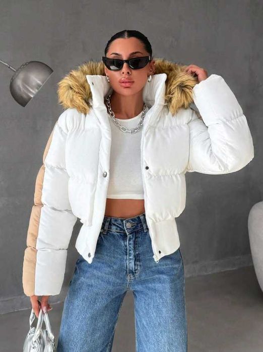 Geaca Dama Scurta Iarna WhiteFox Glam