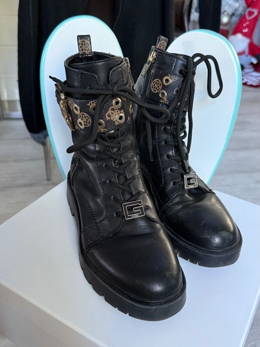 Боти Guess ест.кожа черни