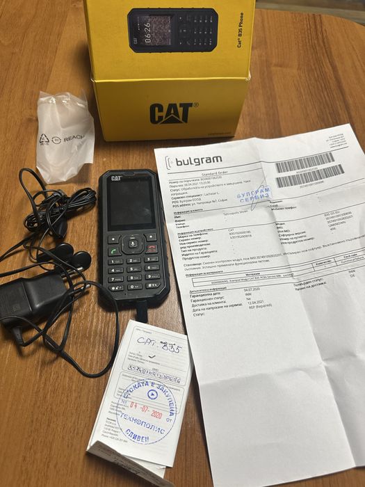 Cat b35 нов пълен комплект + документи