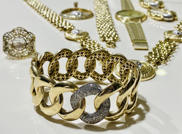Bijuterii din aur 14k Versace