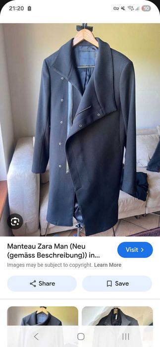 Мъжко елегантно палто, марка Zara