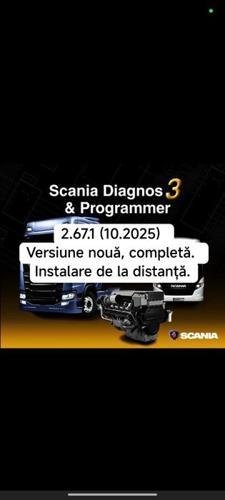 Scania SDP3 2.67.1 2025. Instalare de la distanță