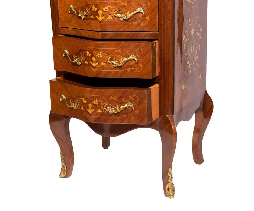 Săptămânal Lemn Masiv Louis XVI*** vintage / antic / vechi / retro ***
