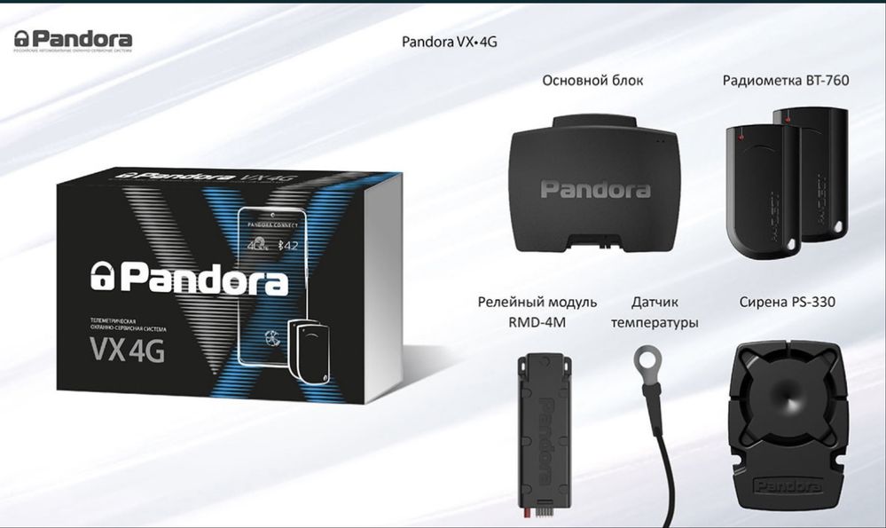 Сигнализация Pandora VX 4G