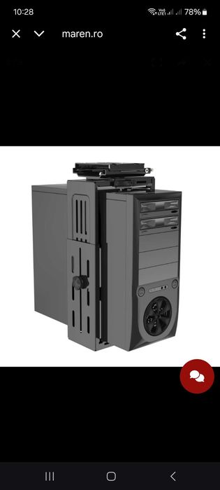 Suport calculator, inaltime si latime reglabile, rotatie 180 grade