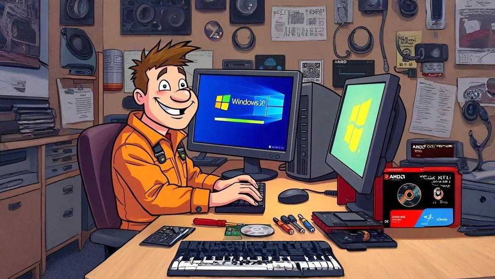 Установка WINDOWS 10-11 на компьютер/ноутбук. ВЫЕЗД НА ДОМ программист