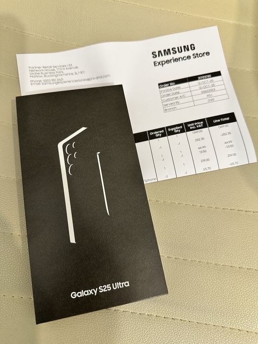 Samsung Galaxy S25 Ultra, Dual SIM, 12GB RAM, 512GB Sigilat ! + acte !