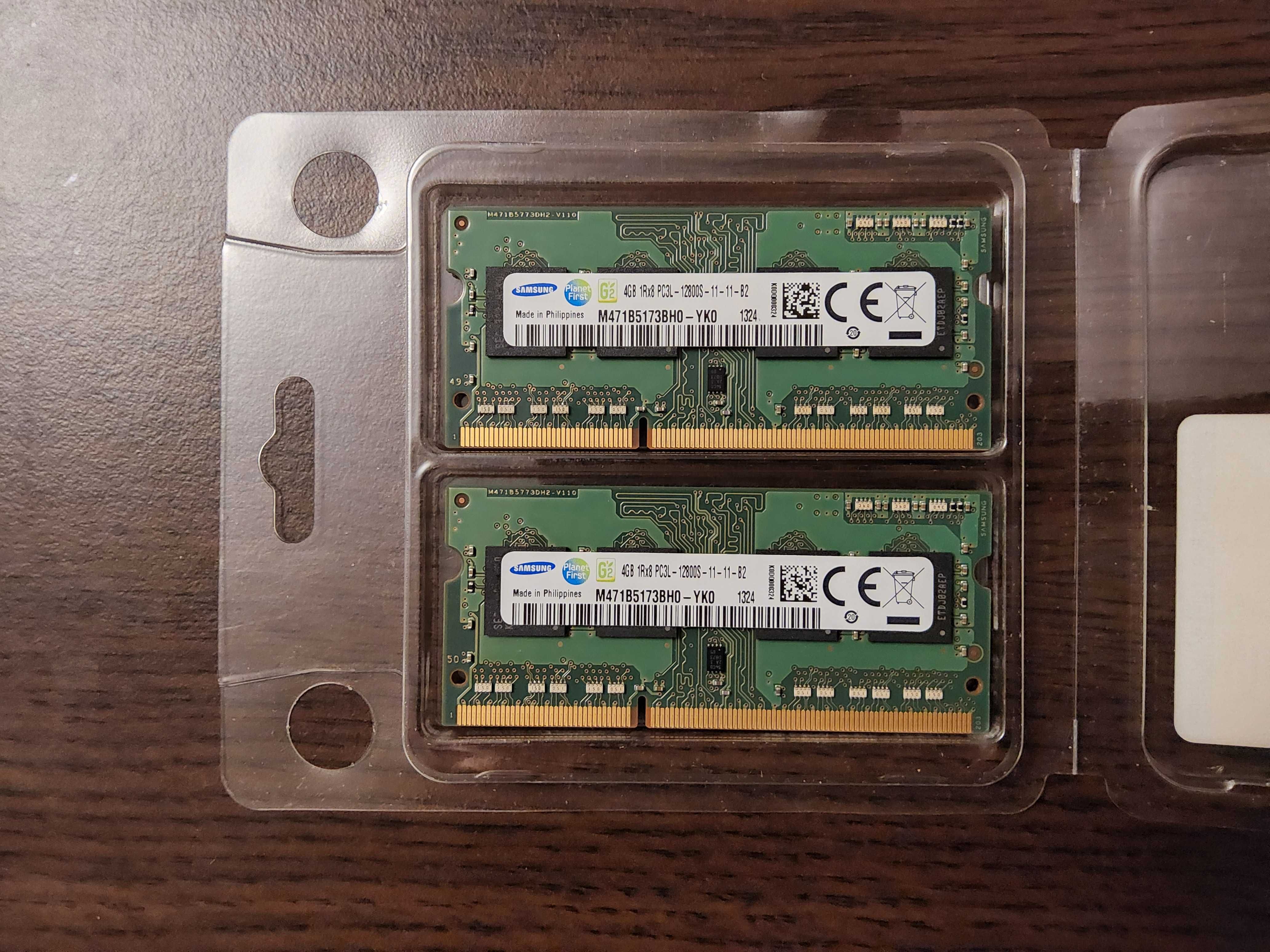 Samsung 8GB Kit (2X4GB) DDR3L-1600mhz SODIMM RAM M471B5173EB0-YKO