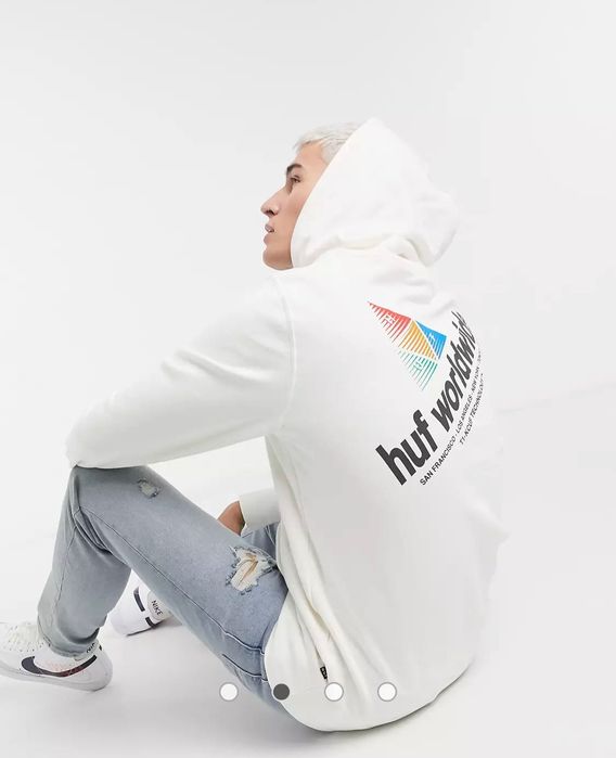 НОВ HUF Peak Sportif Pullover Hoodie мъжки суичър/худи - р.Л