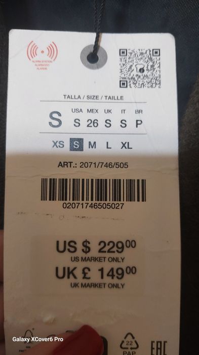 ПАЛТО Zara ZW Collections. Размер М/L.