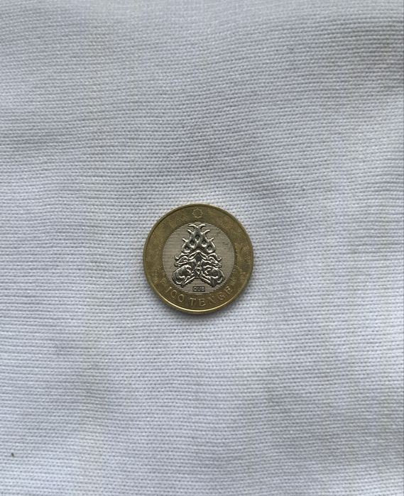 Монета 100 тенге юбелейные 2022года происхождения