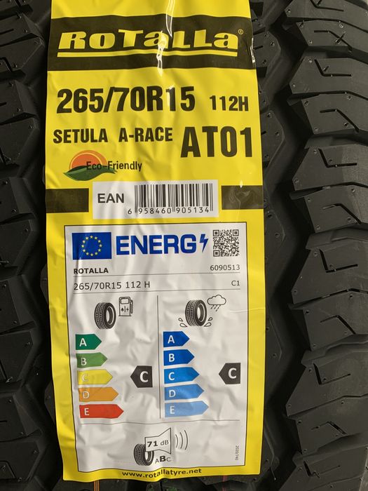 Нови джипови гуми ROTALLA SETULA A-RACE AT01 265/70R15 112H НОВ DOT