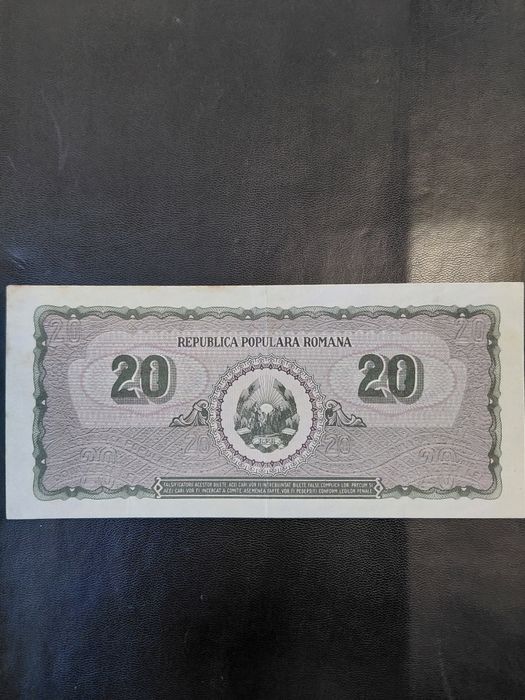Vând o bacnota de 20 lei din 1950