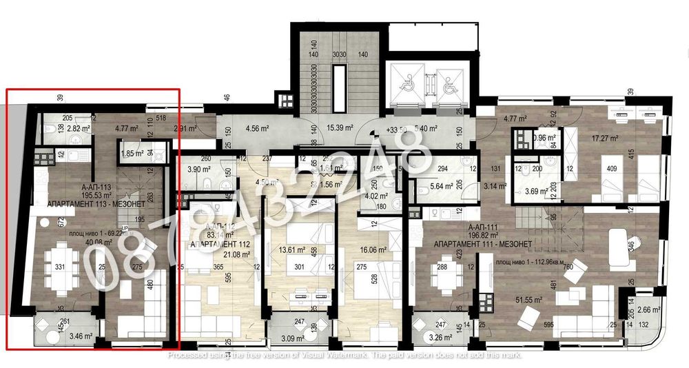 Продава се Тристаен апартамент в София, Зона Б-18 - 225 кв.м за 1800 €/кв.м - Снимка #1