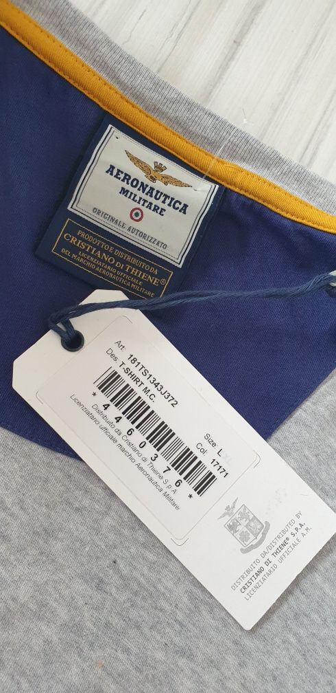 Aeronautica Militare Stretch Cotton /  L НОВО! ОРИГИНАЛ! Мъжка Тениска