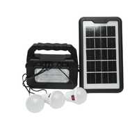 kit iluminat solar portabil acumulatori litiu , nou camping pescuit