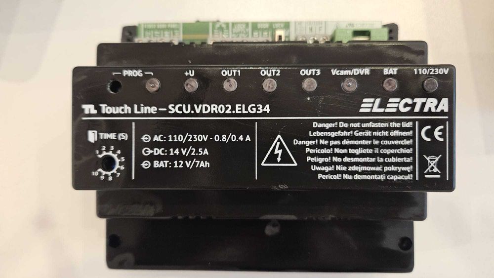 Videointerfon Exterior Electra 2 familii si Unitate Centrala 2 iesiri