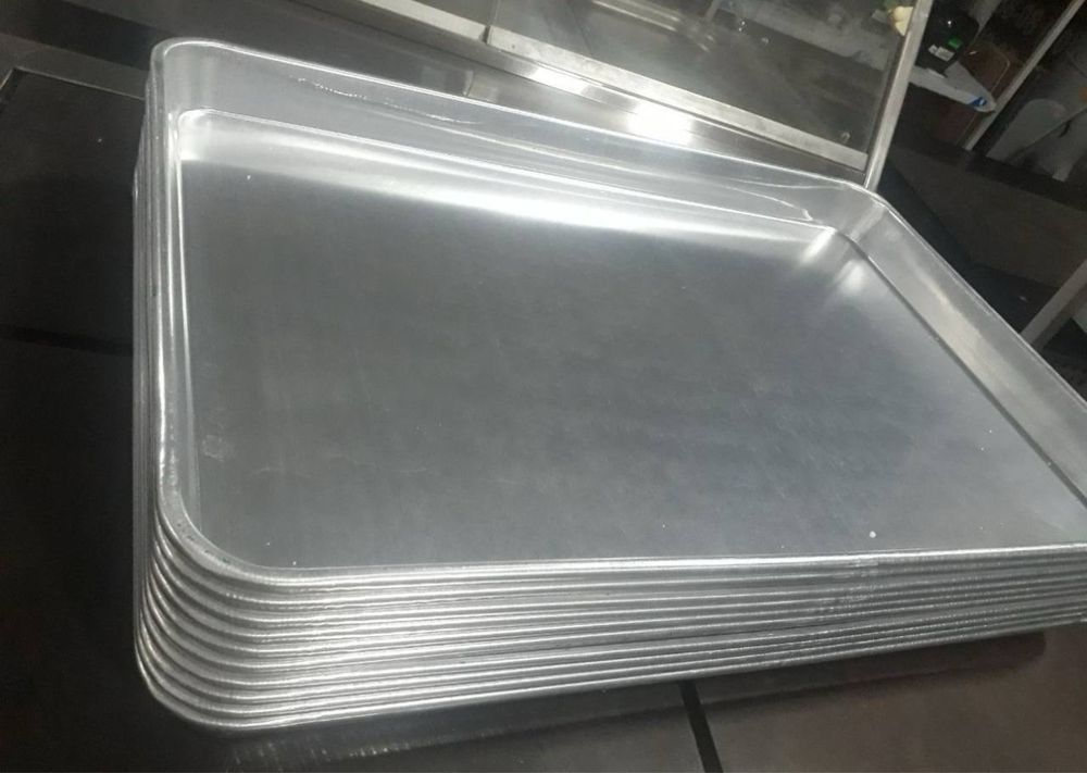 Алюминиевые подносы 60x40 см Alyuminiy tovoqlar 60x40 sm