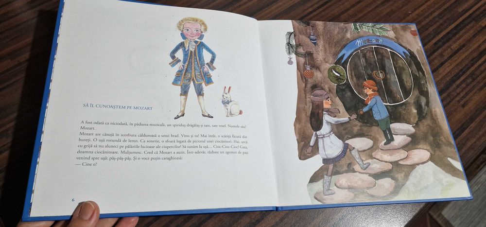 Mozart si curcubeul muzical – carte pt copii + CD, educatie muzicala