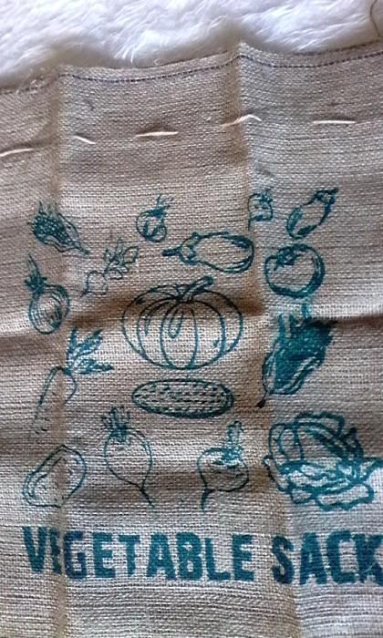 Vegetable sack.              .