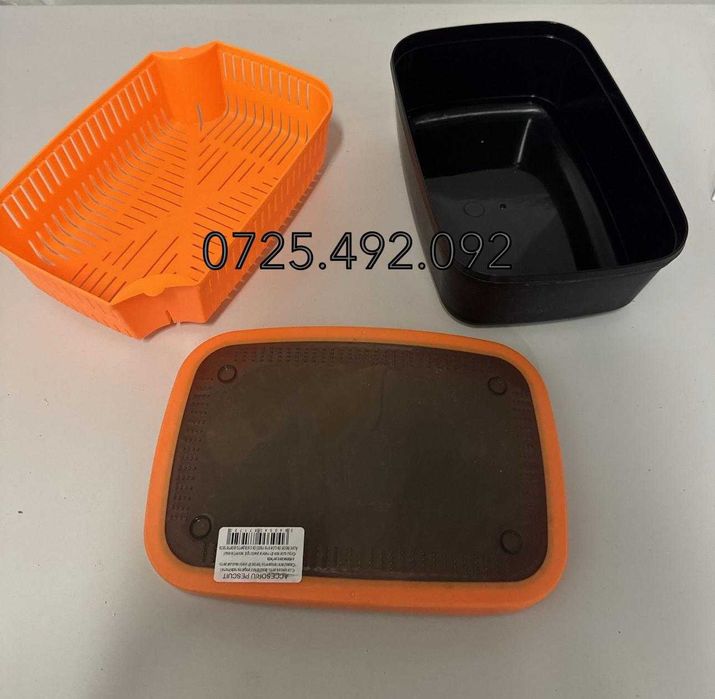 Cutie nada - Bait Box 5.3 Pint Orange 3L cu sita similar GURU