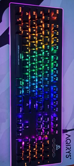 Tastatura de gaming marvo mecanica kg940 led-uri pe margin tastiera