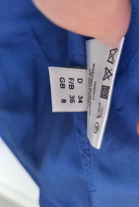 Bolero Madeleine XS nou albastru regal