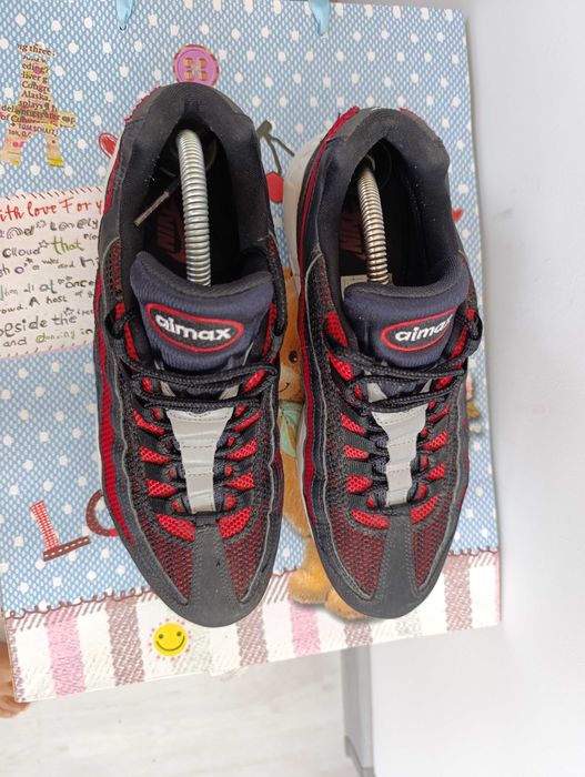 Nike Air Max 95 Essential Red Black Bred''оригинални мъжки 42.5 номер