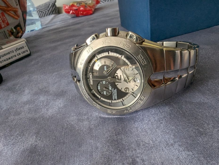 Продавам Seiko Arctura Kinetik Chronograph