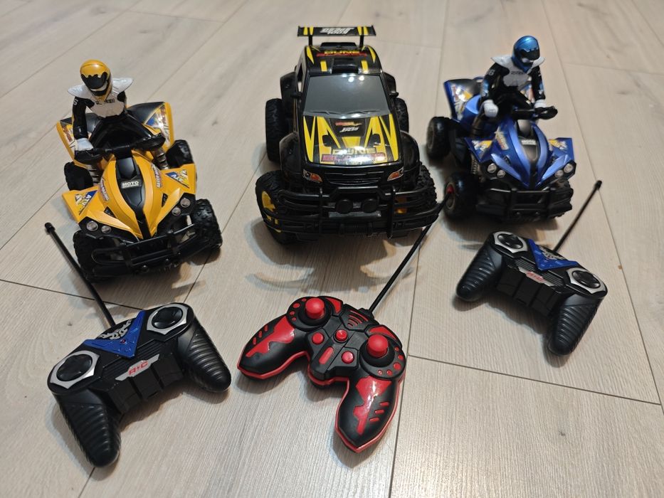 Lot masina electronica cu telecomanda si motociclete / ATV cu sofer