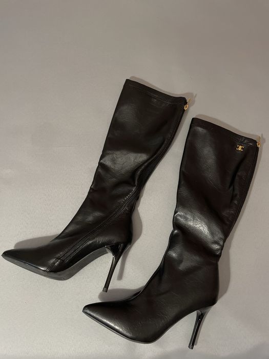 Нови ботуши сникърси обувки на ток gucci  36 37