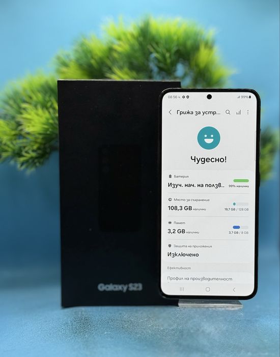 Samsung Galaxy S23, 8GB RAM, 128GB, 5G, Phantom Black