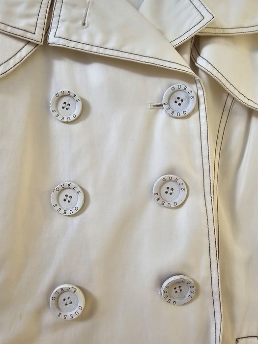 Trenci/Pardesiu alb Guess, L-XL