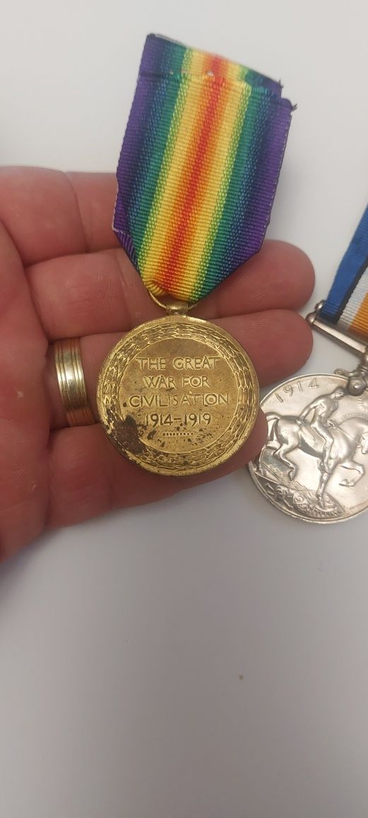 Medalia Victoria si Medalia pentru Serviciu Militar ww1 - Marea Britan