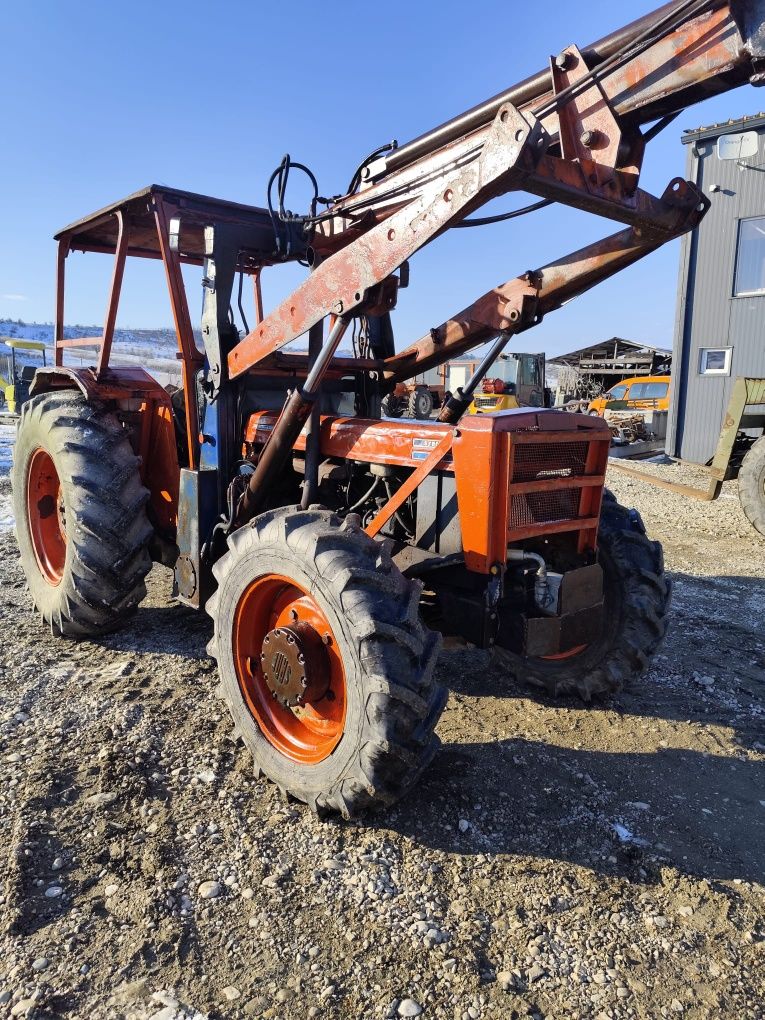 Tractor forestier same centurion 75  4x4 cu graifer,troliu