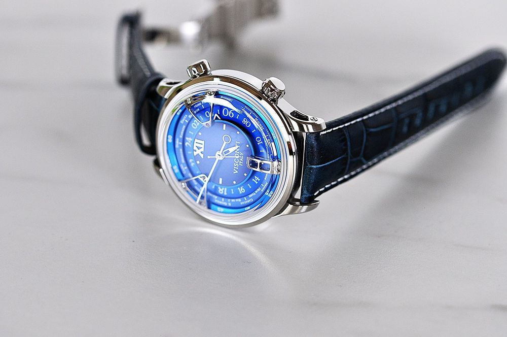 Visconti Opera GMT World Time Blue – KW23-13