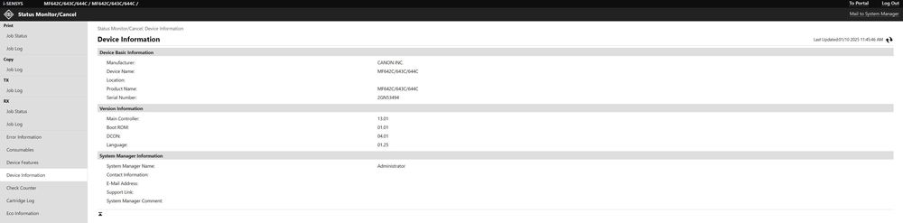 Vand Imprimanta Multifunctionala Canon MF643 CDW