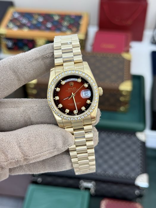 Rolex Day-Date 36mm Red Dial