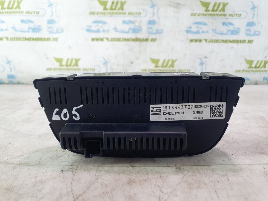 Panou clima 13343707 Opel Astra J [2009 - 2012] 1.7 cdti A17DTR